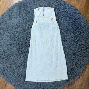 Cop Copine White Cut out Textured Mini Dress Size S